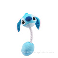 Interactive Animals Shape Dog Plush Toy with Rope
